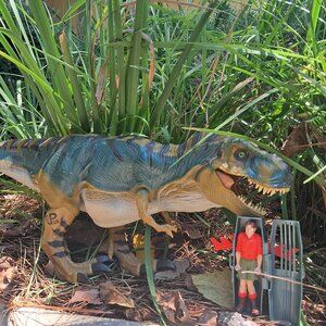 Jurassic Park The Lost World Electronic Bull T-rex JP28 cage survival pod figure